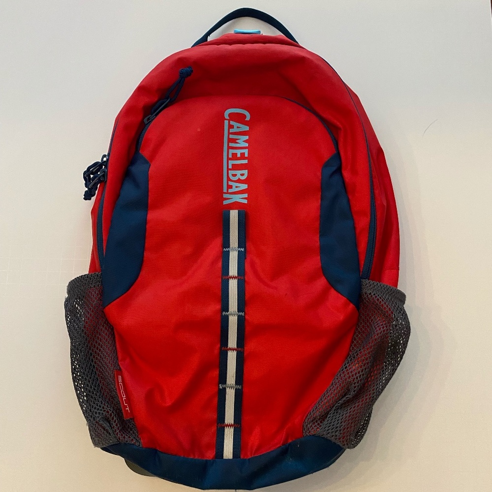 Red CamelBak Kids Scout Hydration Pack